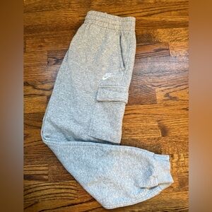Nike Kids XL Gray Cargo Sweatpants